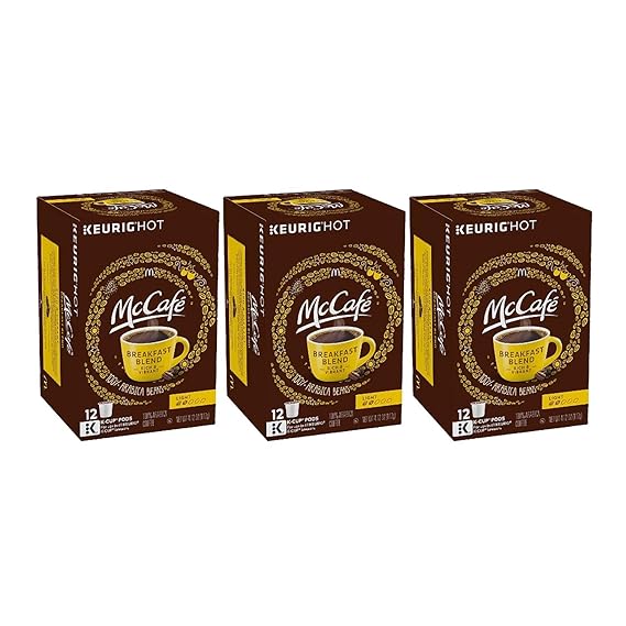McCafe KCups Coffee Breakfast Blend Pack of 3 Grocery