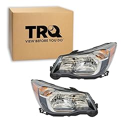 TRQ 2 Piece Headlight Assembly Set Driver