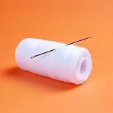 D.A.Y. Republic 500m Sewing Thread White Spool Multipurpose Strong Bonded view 5