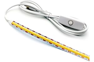 CCeCCe Saxophone Leak Light Sax Test LED Strip with 5V USB Plug and Switch 8mmx50cm Detection Light with Back Tape for Clarinet Flute Oboe Woodwind Wind Instrument Repair Indoor Outdoor Décor