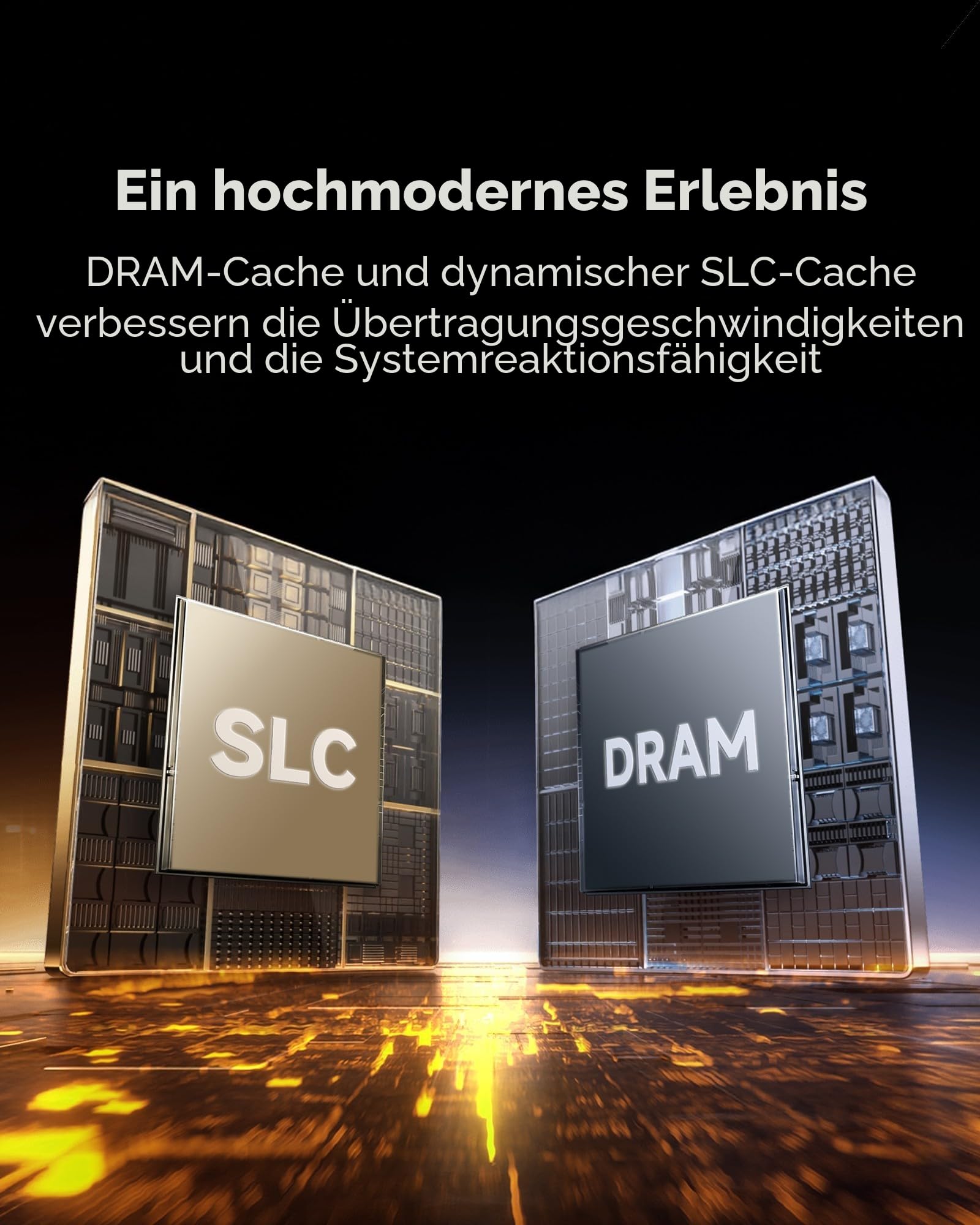 Lexar SSD 4TB PCIe 5.0 Gen5 NVMe SSD - Bis zu 14.000MB/s, Erweiterte Thermokontrolle, DirectStorage-SSD für AI-Lasten, Gaming & Content-Erstellung Laptop/PC 5