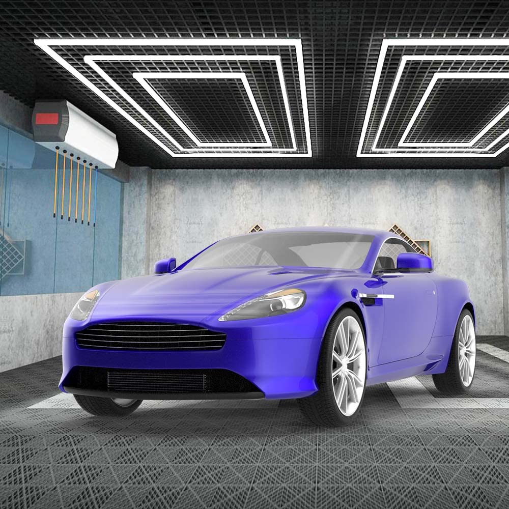 Photo 1 of ****PARTIAL SET**** Neatfi 52,800 Lumens LED Garage Light – Ultra-Bright Shop Lighting | Easy Ceiling Installation | Auto Shops, Salons, Basements, Warehouse & Gyms (3 Rectangles, Cool White)
