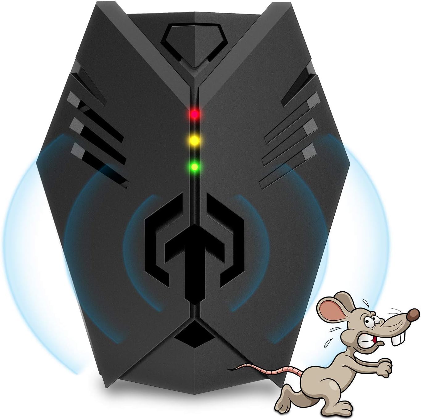 Advanced Ultrasonic Rodent Repelling System | Superior Rodent Repeller, 2020 Upgraded Electronic Ultrasonic Squirrel Repellent Plug in, Rat Repeller, Repel Rodents, Mice, Rats, Squirrels.