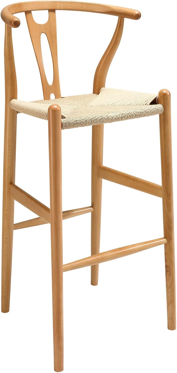 Copenhagen Round Bar Chair in Natural Kitchen & Dining