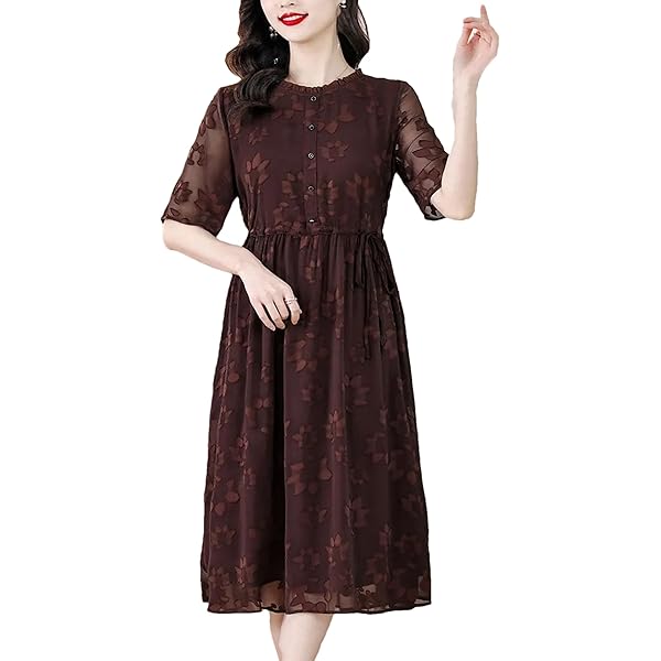 brown plaid button pleated midi dress Brown Plaid Pleated Mini Dress