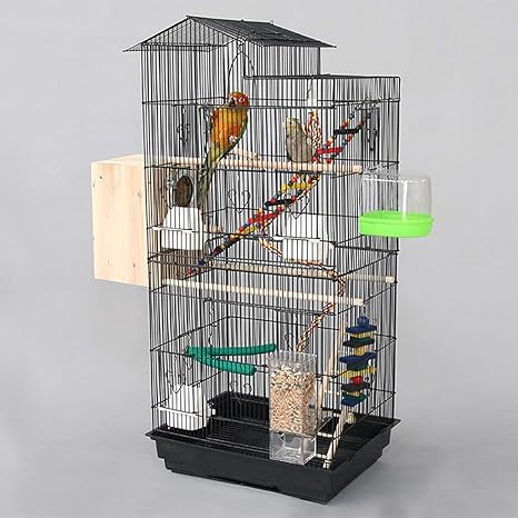 Mise à Niveau En Métal Durable Cage à Oiseaux Cage à Oiseaux