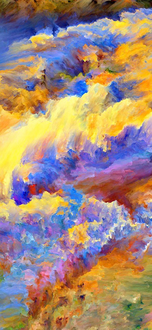 PeelitStickit Sky and Stars Art Wallpaper Design, Wall Mural ID-016, vinyl