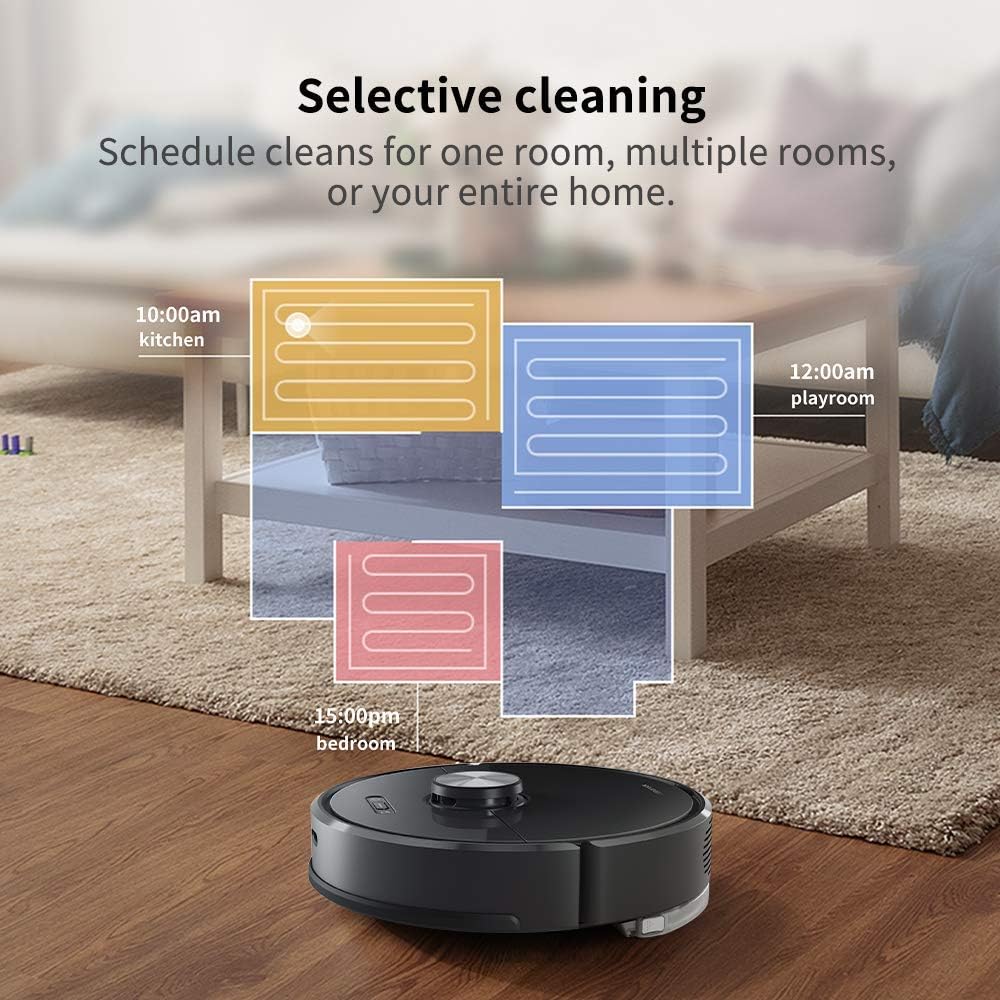 Roborock S6 Robot Vacuum, Robotic Vacuum Cleaner and Mop with Adaptive