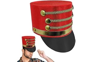 Nutcracker Cosplay Hat, Nutcracker Drum Major Hat, Ring Leader Accessories, Dress up Cosplay Accessory Hats, Creative