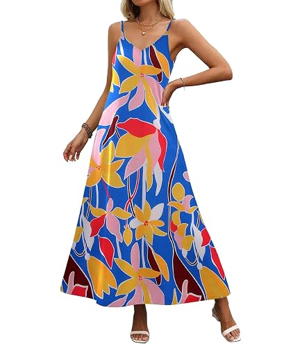 ladies sunflower dress Print Faux Wrap Midi Morties Boutique Made with a soft and stretchy blend of 95% polyester and 5% spandex shengfan Sunflower Dresses for Women