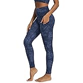 ODODOS Women's High Waisted Yoga Leggings with Pockets, Tummy Control Non See Through Workout Athletic Running Yoga Pants
