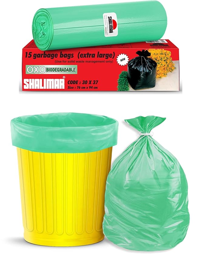 Shalimar Premium OXO Biodegradable Garbage Bags (Extra Large) Size 76