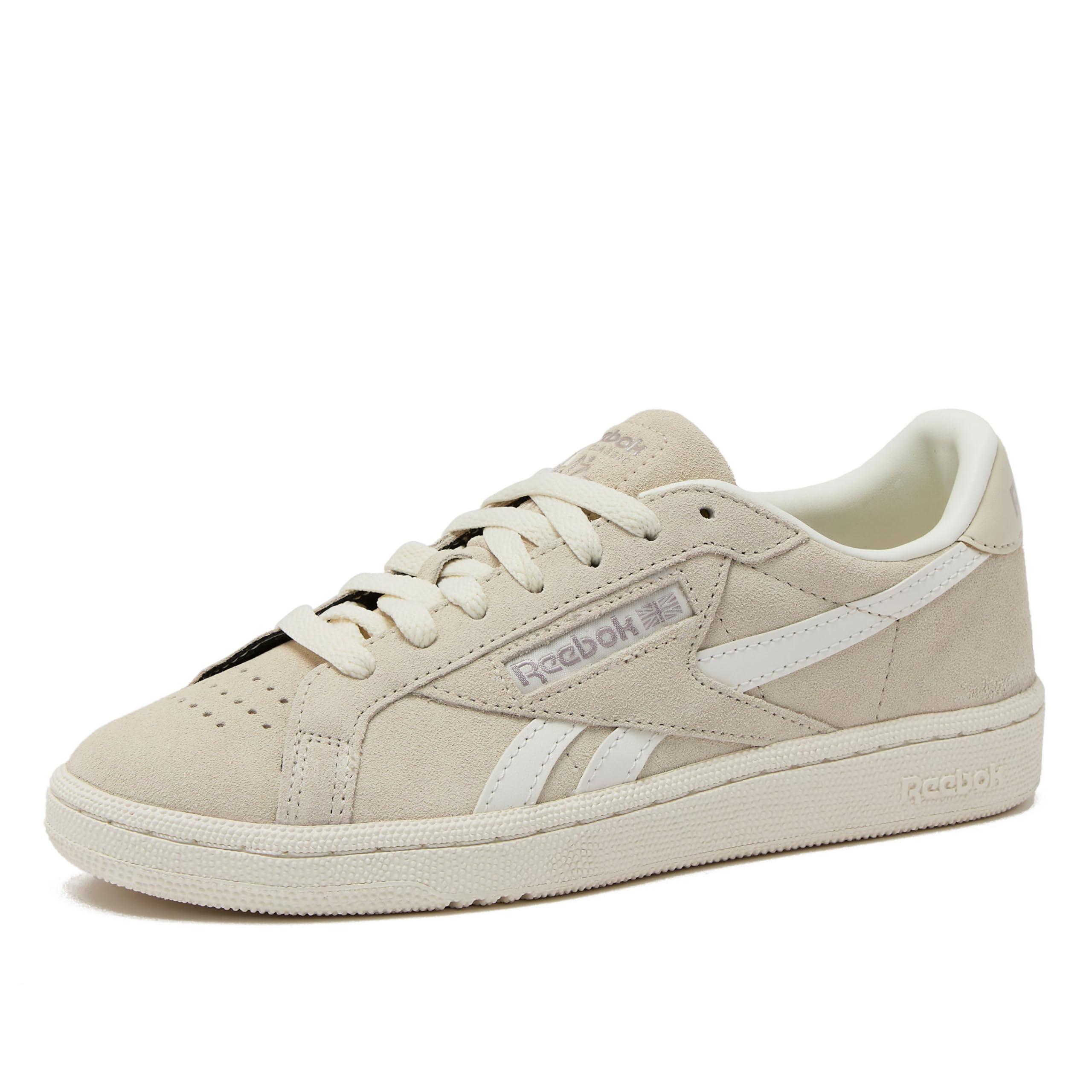 Reebok Club C Grounds UK Womens Shoes, Casual Women’s Fashion Sneakers, Vintage Chalk/Chalk/Sand, 6.5