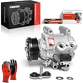 A-Premium Air Conditioner AC Compressor with Clutch Compatible with GMC | for Chevrolet Trailblazer &amp; GMC Envoy, Envoy XL XUV &amp; Buick Rainier &amp; Isuzu Ascender &amp; Oldsmobile Bravada &amp; Saab 9-7x