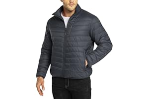 33,000ft Men's Puffer Jacket Lightweight Packable Winter Jacket