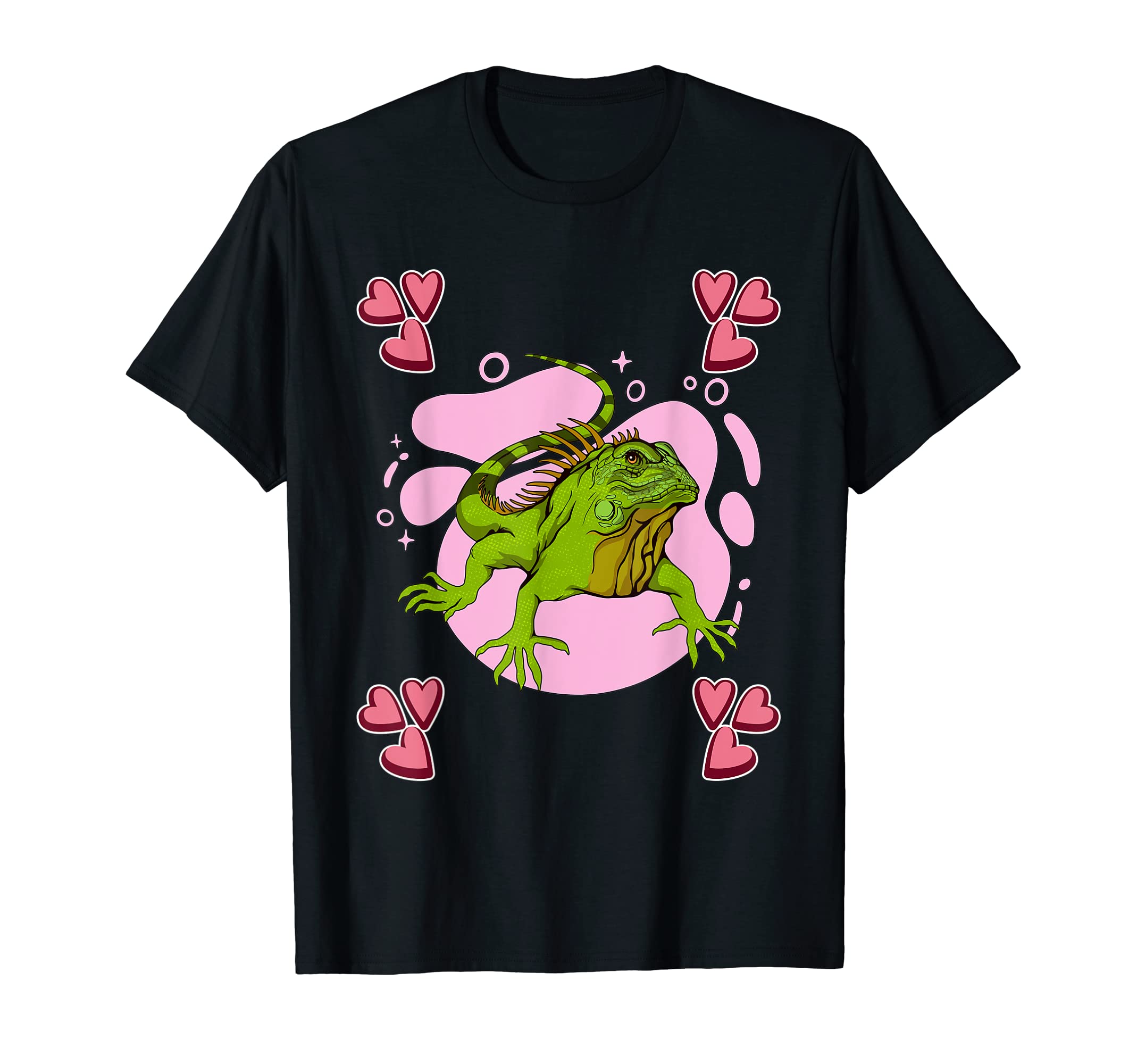 Iguana Heart Design Reptile Stuff Iguanas T-Shirt