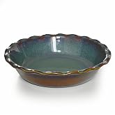 Emile Henry Made In France 175th ANNIVERSARY PIE DISH, BLUE/SABLE