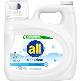 all Liquid Laundry Detergent Free Clear, 118 Ounce, 94 Loads