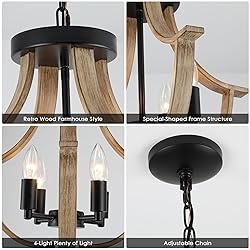 LAMPKEDUO Farmhouse Hanging Pendant