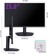Cooler Master GM238-FFS 23.8" FHD 144Hz 0.5ms MPRT IPS Gaming Monitor Adaptive view 3