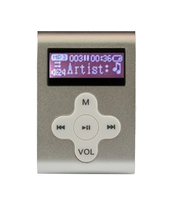 Mach Speed 2 GB Eclipse MP3 Player with Display, ClipOn