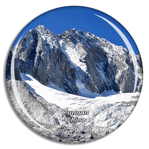 Weekino China Yunnan Lijiang Yulong Montaña de Nieve Imán de ...