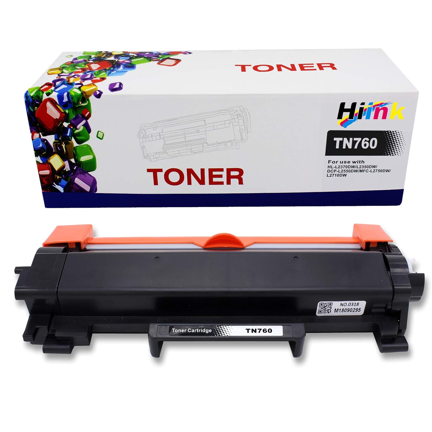 Computers/Tablets & Networking Toner Cartridges 1 pk TN760NoChip Toner Cartridge for Brother HL