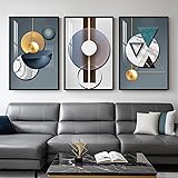Framed Large Modern Luxury Wall Art for Living
