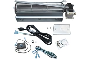 Direct Store Parts Kit DN114 Fireplace Blower Kit FK4 GFK4 R7-RB74K HB-RB74K Replacement for Heatilator Rotom CB4236, CB4842 ...