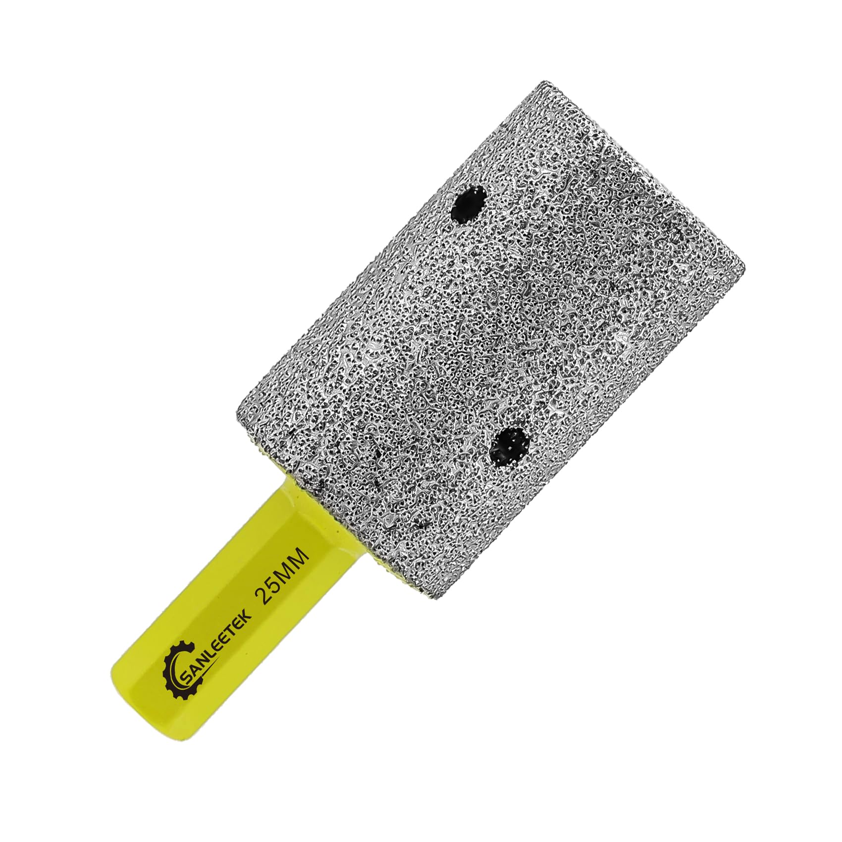 Diamond Finger Milling Bits 25mm SANLEETEK Tile Bits with Hex Shank for Existing Holes Enlarging Shaping Trimming in Tile Porcelain Ceramic Marble Granite Artificial Stone