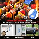 Flintronic Digital Instant Read Meat Thermometer Blue with Foldable Probe view 5