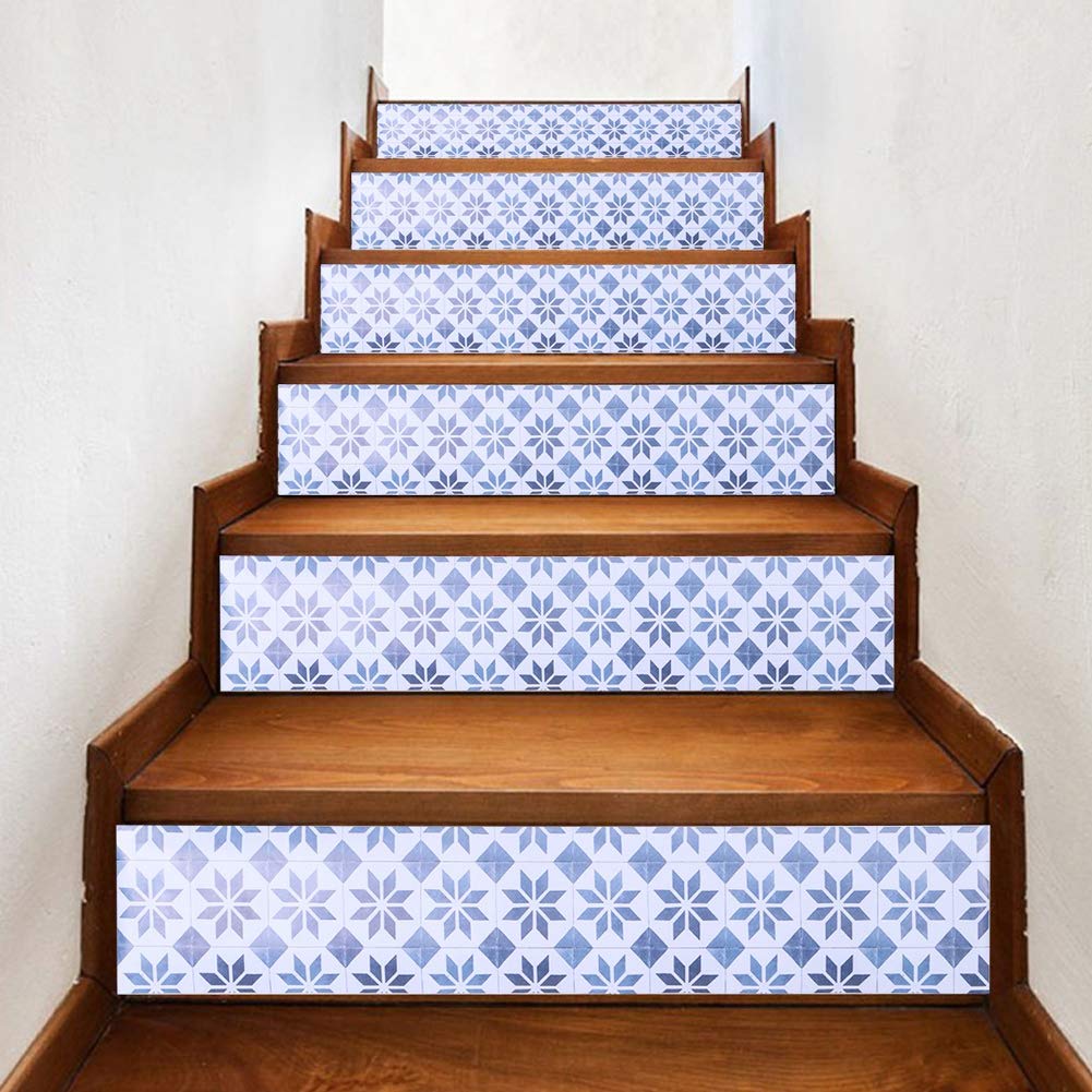 Wallpaper Ceramic Tile Stickers, Stair Cover Tile Stair Sticker, for Home for Office