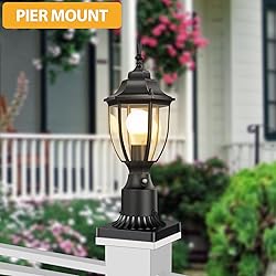 Lamomo Dusk to Dawn Outdoor Post Lights, Waterproof