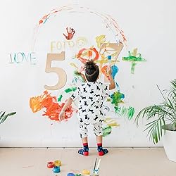 14 Inch Large Wooden Numbers, Blank Unfinished