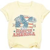4th of July Shirt Toddler: Boys Girls Party in The USA T-Shirt American Flag Patriotic Casual Short Sleeve Tops
