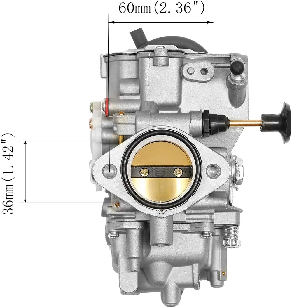 19961998 Kodiak 400 YFM400 19872004 Warrior 350 YFM350 Carburetor