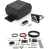 RETRUE Onboard Air Compressor System for Truck Airbag Suspension with Wireless Remote - Universal Air Bag Compressor kit for F150, F250, F350, Chevrolet Silverado, GMC Sierra and More Air bags Kit
