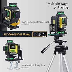 Firecore 4 x 360 Laser Level Self Leveling Pro, 16