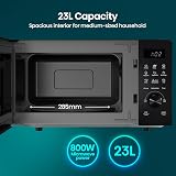 Hisense H23MOBSD1HUK 23L 800W Microwave Auto Defrost Digital Display view 5