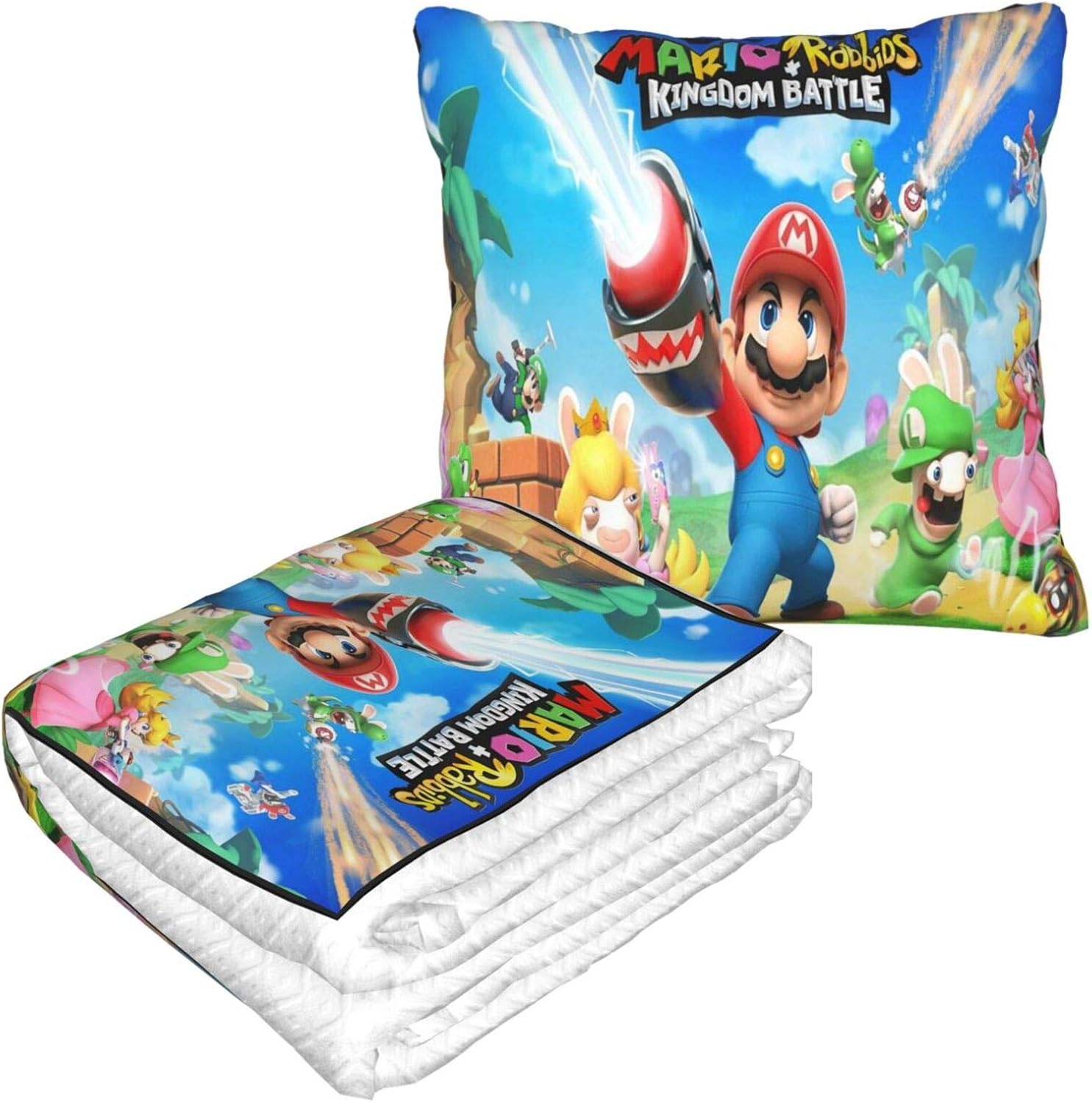 Super Mario Throw Pillow & Blanket 2 in 1 SuperMario3D