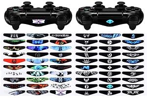 60 Pcs/Set Game Theme Led Lightbar Cover Skins, Custom Vinyl Light Bar Decals Stickers