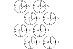 FEMENG 8 Pack Carburetor Bowl Gasket for Nikki 698781 Carburetor Replacement, Compatible with Nikki Carburetor Troy-Bilt Toro Lawn Mowers
