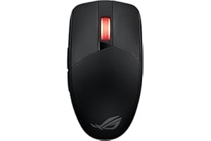 ASUS ROG Strix Impact III Wireless Gaming Mouse, 57 G Lightweight, 36K DPI Sensor, Bluetooth & 2,4GHz RF, ROG SpeedNova, Up to 618hrs Battery Life, Replaceable Switches, ROG Omni Receiver, Black