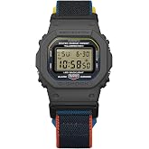 Casio G-Shock Cloth Band Dark Gray Digital Watch DW5600MNC-8A2