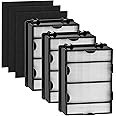APPLIANCEMATES HAPF600 HEPA Filter Replacement for Holmes Air Purifier Filter B - Compatible with HAPF8650 HAP615 HAP625 HAP650 HAPF600D-U2 (3 HEPA Filters & 3 Carbon Pre-Filters)