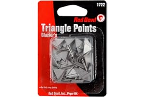 Red Devil Triangle Points-Blister Zinc Coated 200 Pieces