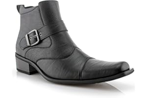 Ferro Aldo Men's Western Boot Collection | Casual & Dress Ankle Boots in Cowboy, Chelsea, & Biker Styles for Men