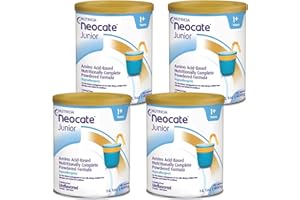 Neocate Junior Unflavored, 1+ years, 14.1 oz (Pack of 4)