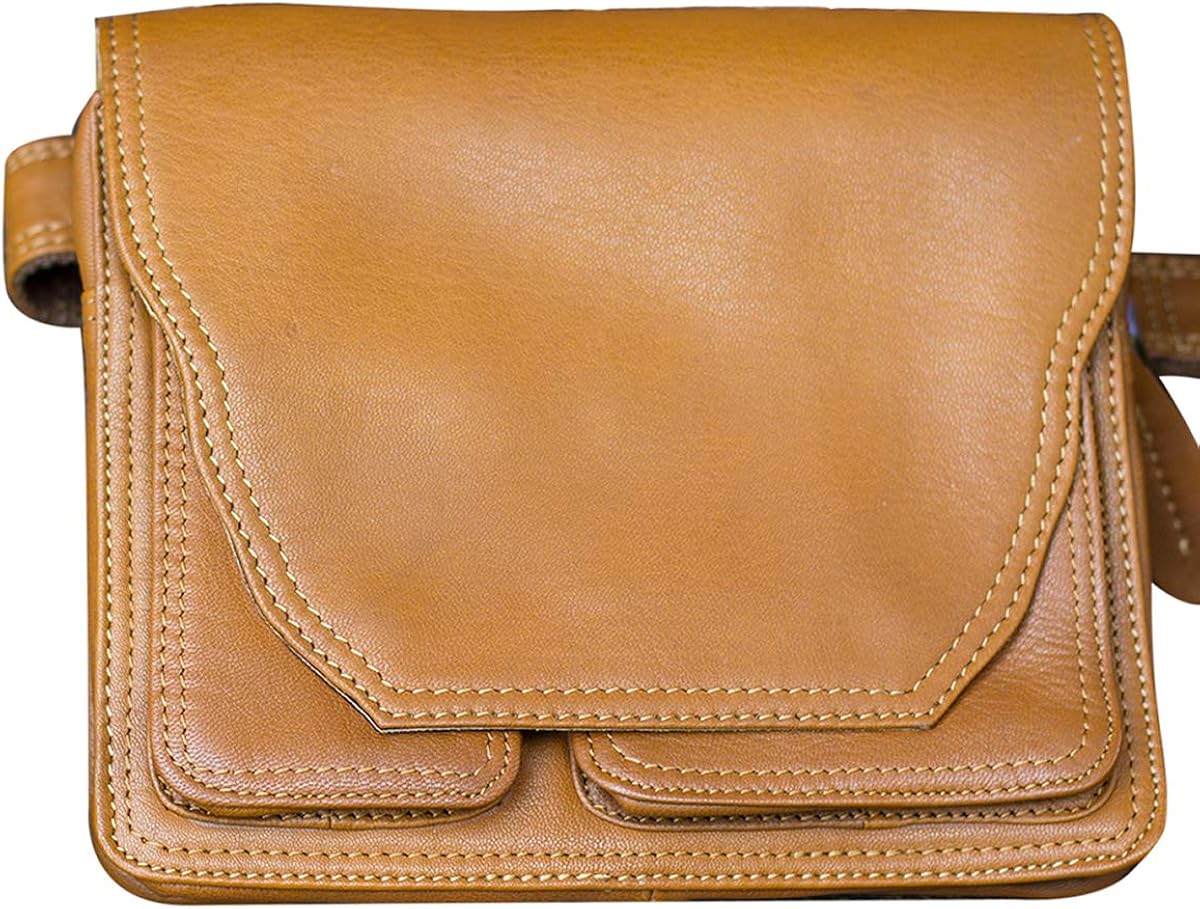 happy cow leather hip bag