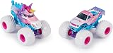 Monster Jam 1:64 Pack Two Trucks Grave Digger vs Higher Education Bulldozer view 9